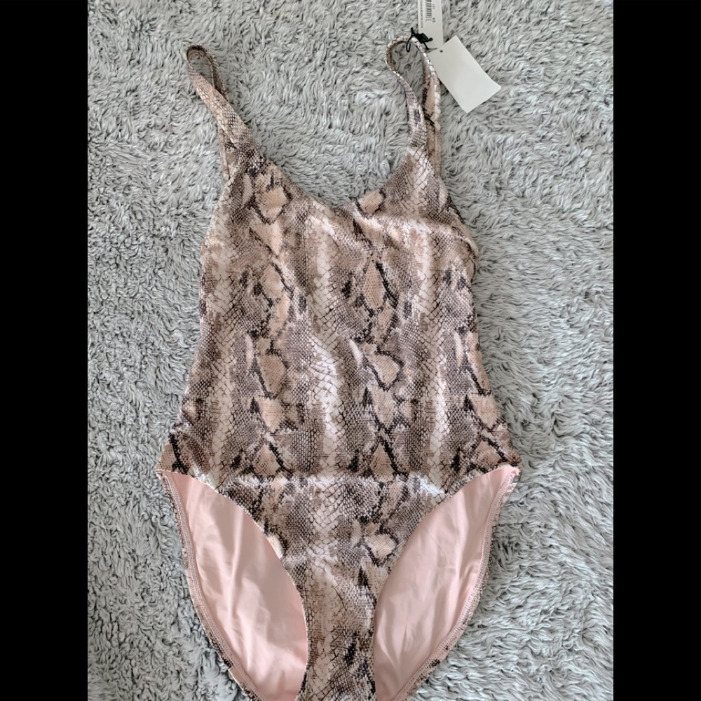 Vitamin A swim with low scoop back NWT never worn